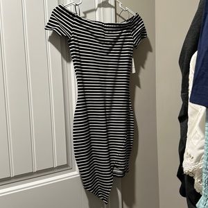 Stripe Windsor dress